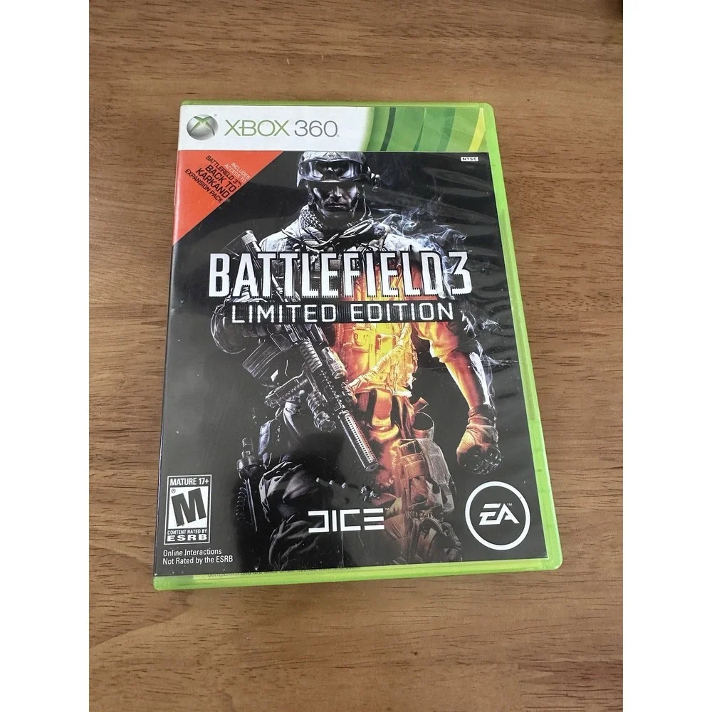 Battlefield 3 Limited Edition Xbox 360 Tested Complete